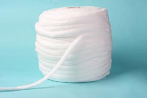 China 100% Cotton Absorbent Cotton Sliver Medical Cotton Coil For Medical Hospital on sale