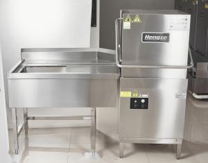 China Automatic Conveyor Dish Washer Hood Type High Temperature Dishwasher on sale