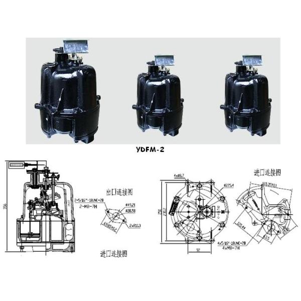 HIGH PRECISION CAST IRON FLOW METER OR CALIBRATION UNIT INSTALLED ON FUEL DISPENSER