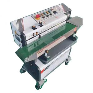 Solid-Ink Continuous Inflatable (Nitrogen) Band Sealing Machine With Date Coding