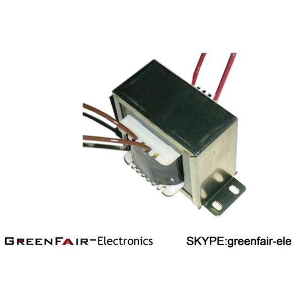 Single Phase Center Tapped Transformer , UL Lead Wire Linear Transformer