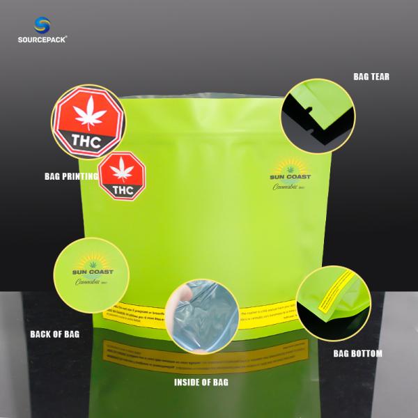 Child-resistant Custom THC Packaging Food Grade Material And Customizable Function