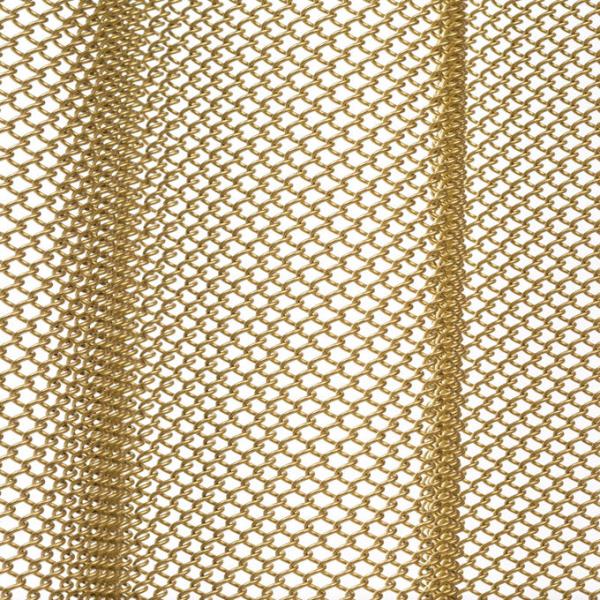 Heavy-duty Metal Wire Mesh Curtains For Fireplace Screen Systems
