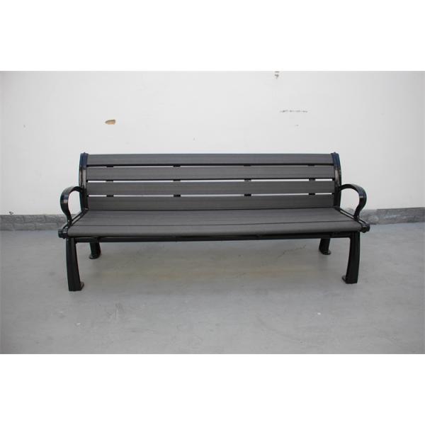 Waterproof Plastic Wooden Bench , Anti Rust Durable Wooden Garden Bench Seat