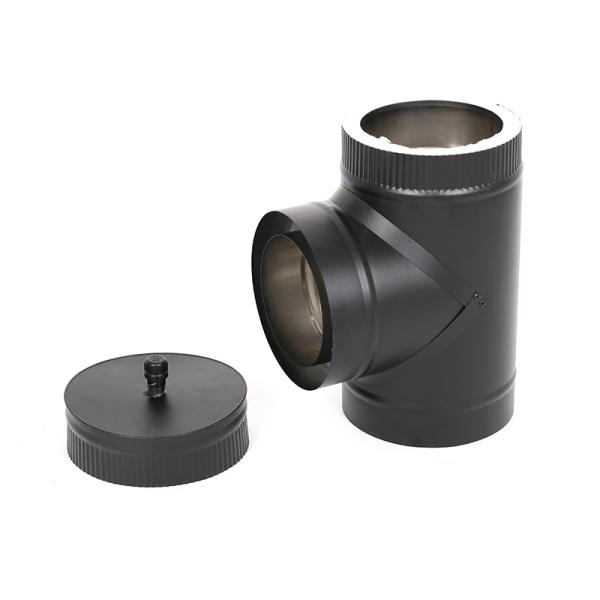 Integrated Spigot Insulated Chimneys Kits Decrease Heat Transfer Industrial Applied