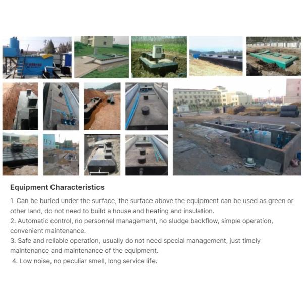 Containerized Integrated Portable MBR Bioreactor Process Industrial Domestic Waste Water Wastewater Sewage Treatment Farm Plant
