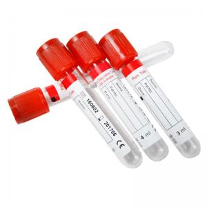 Buy cheap No Additive Blood Collection Tube For Biochemistry,  Immunology, Trace Element Testing product