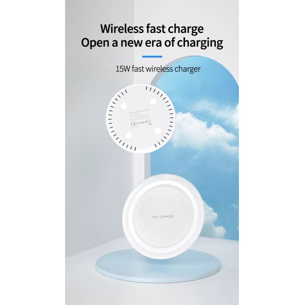 15W Fast Charging Q18 Wireless Charger Pad For Smart Phone Wireless Charging Dock Station