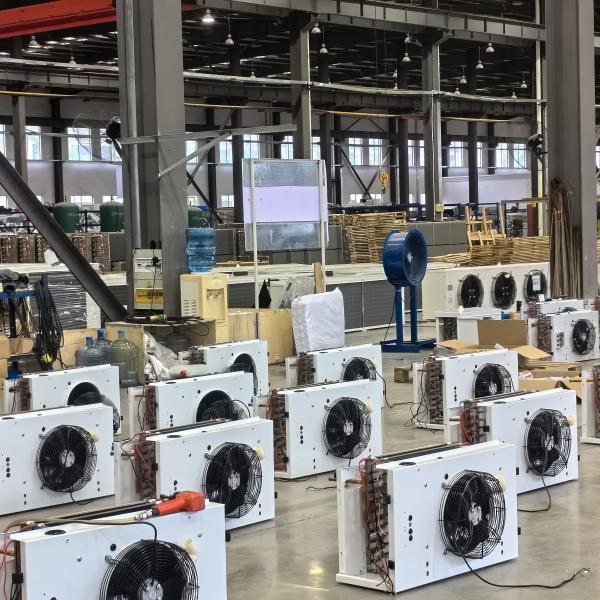 Customized Industry Double Outlet Evaporator In Refrigeration System For Walk In Cooler