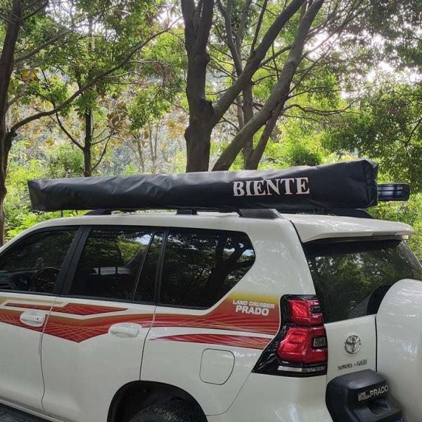 Overland LTE Alu Cab 270 Degree Awning With Black Khaki Customized Color