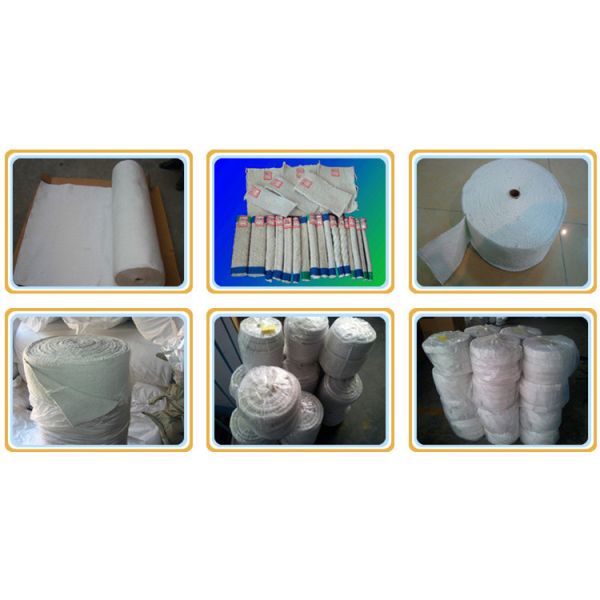 High Temperature Refractory Ceramic Fiber Textile Fabric Rope Tape Cloth Insulation
