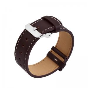 China Men Cowhide Watch Band 18mm 20mm 22mm 24mm Width on sale
