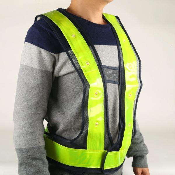 Popular Security Reflective Vest Improving Recognition Degree In Low Light Environment