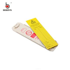 China Scafftag tag holder with PVC rewritable double-sided cardboard on sale