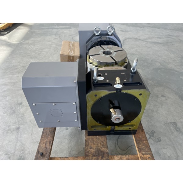 Pneumatic Hydraulic Rotary Indexing Table 5th Axis 360° Continuous Rotation