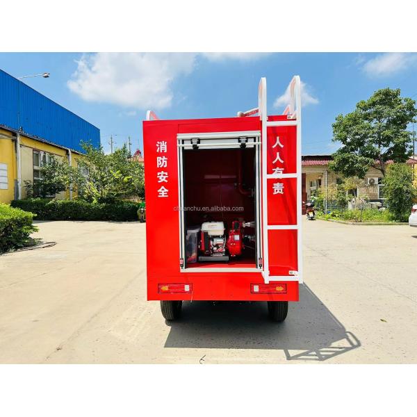 Electric Fire Truck Mini Fire Fighting Truck 2 Seats Fire Emergency Pure Electric
