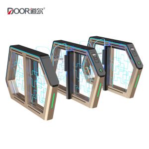 High Tech Fast Access Control System Speed Gate With Facial Recognition QR Code