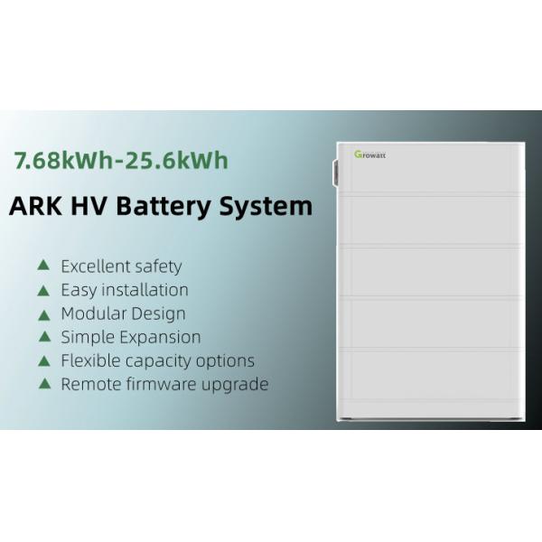 23.04 Kwh Lithium Ion Solar Battery High Voltage LFP Growatt Ark