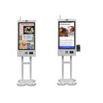 Capacitive Touch Self Service Kiosk With Ticket Printing And Multi Function