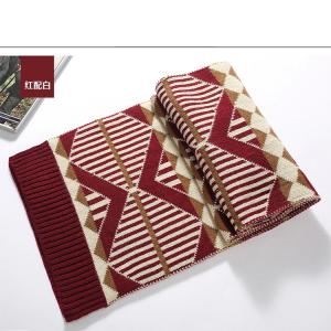 China Multicolor  Fashionable winter knitting scarf patterns 100% acrylic  men scarves on sale