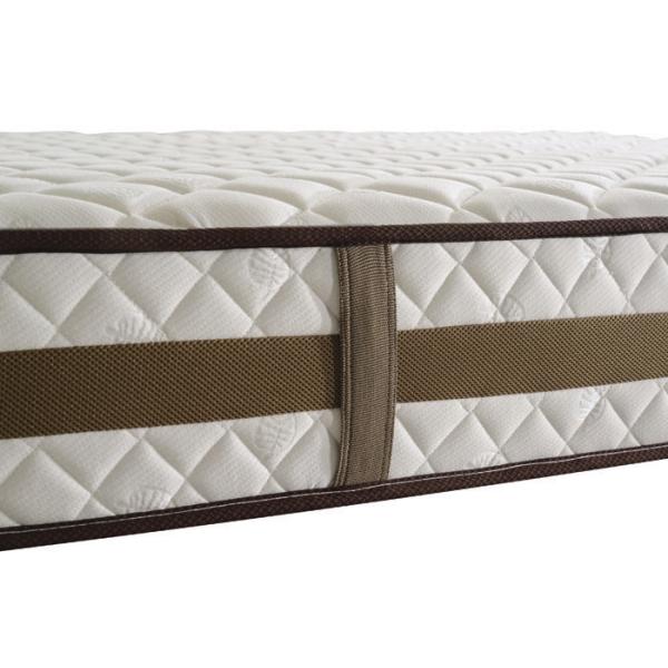 Anti - Dust Mite Knitted Fabric Firm Tight Top Mattress With Pocket Spring