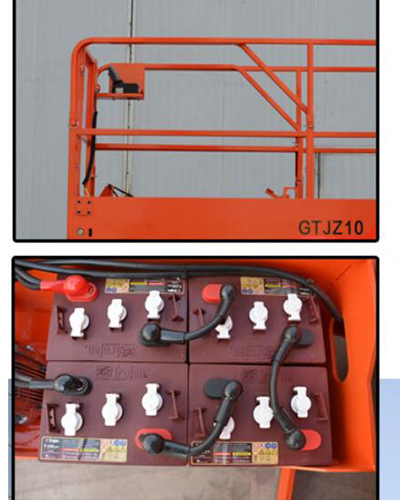 Movable Scissor Lift Work Platform For High Place Maintenance / Cleaning
