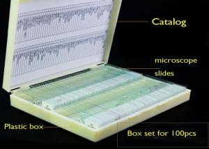 Buy cheap Prepared Microscope Slide Sets , 100pcs Microscope Glass Slides product