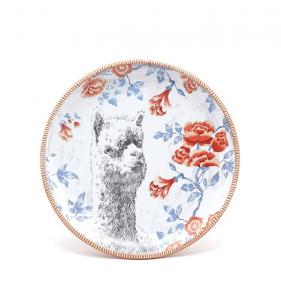 Buy cheap New design animal pattern Spring Summer series ceramic dinner set tableware with flower pattern product
