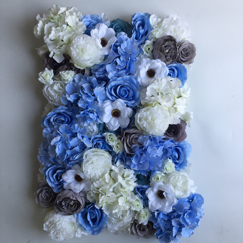 Anti - UV 40X60cm Artificial Roses Silk Hydrangea Wedding Decoration Backdrop