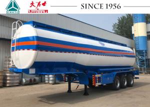Buy cheap 42000 Liters Tri Axle Trailer , Diesel Fuel Trailer With Super Single Tires product