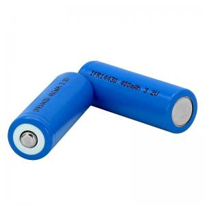 China Lithium Phosphate LiFePO4 Size 14430 Rechargeable Solar Battery 3.2 V 400mah on sale