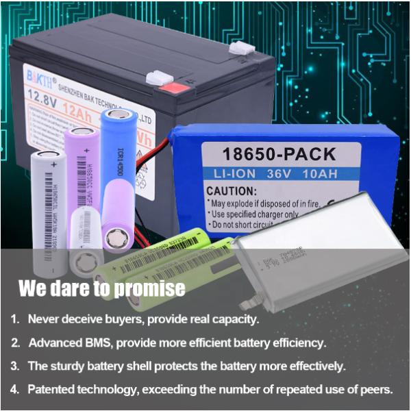 High Capacity Lithium Phosphate Battery BAKTH 39148095FE 35ah For Electric Bike