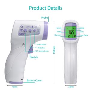 Buy cheap Baby Body Temperature Digital Infrared Thermometer Gun Fever Measure Adult Kids Forehead Non contact LCD IR Thermometer product