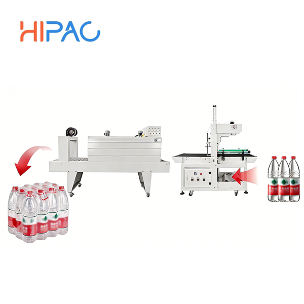 Fully automatic multifunctional electric driven PE film packaging machine for heat sealing and shrink wrapping