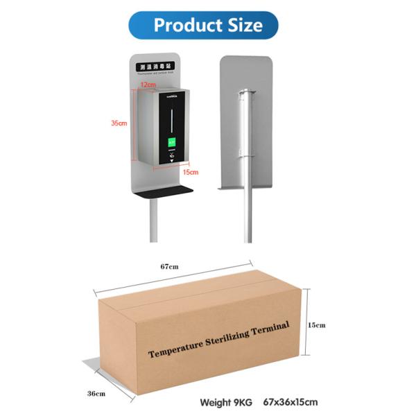 Wall Mounted 3W 1000ML SS304 Hand Sanitizer Dispenser