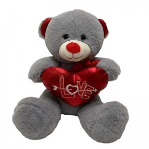 Buy cheap 27 Cm St. Valentine Stuffed Teddy Bear W/ Heart Plush Toy Sweet Gifts product