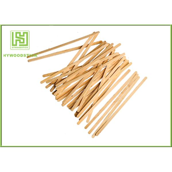 Odorless Disposable Coffee Stirrers Straight / Paddle Shape / Round Head Shape