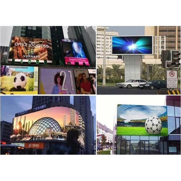 6mm Large LED Video Wall , IP65 LED Display Screen For Advertising Outdoor