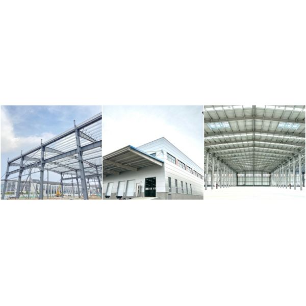 Assembled Prefabricated Steel Metal Structures Workshop Building Modular Custom