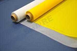 China Polyester Screen Printing Mesh made of 100% Polyester Yarn woven with Kufner Reeds on sale