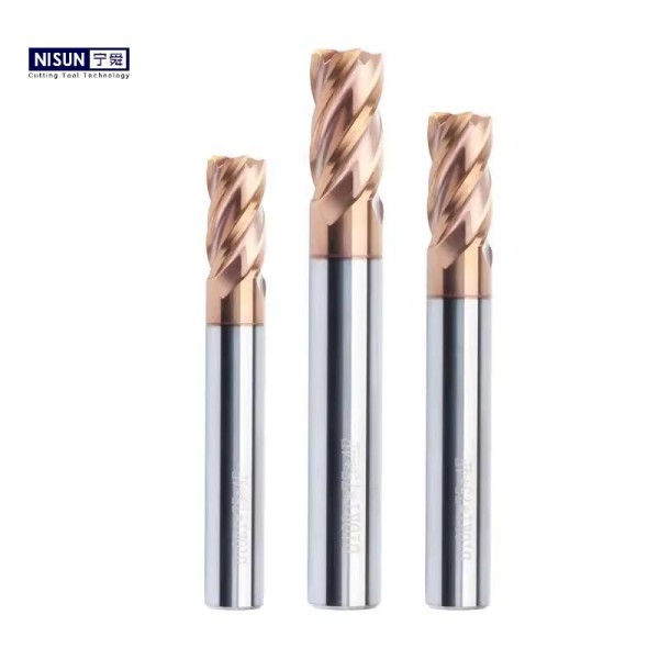 M2 HSS PM Carbide Corner Radius Milling Tools End Mill 2 Flutes Customized Length