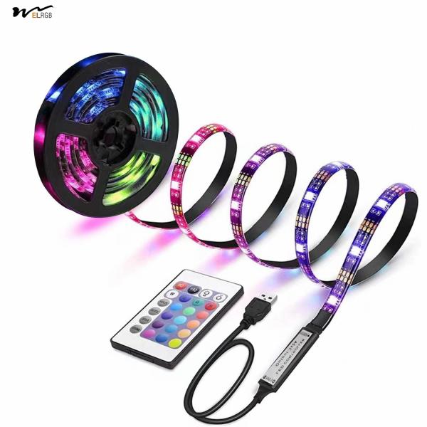 LED Step Lights for Bedroom Party Kitchen USB Powered 15 Color Options Remote Control