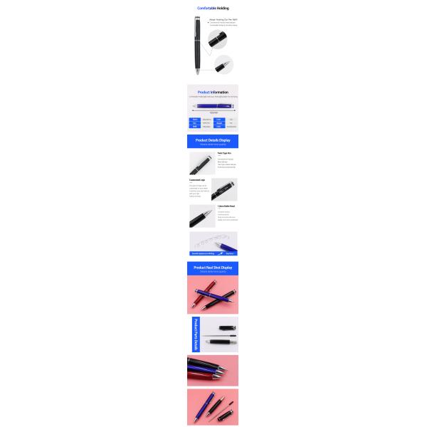 Metal Thick Barrel Ballpoint Pen Customized Logo 1.0mm Twist Type Business Ball Pen
