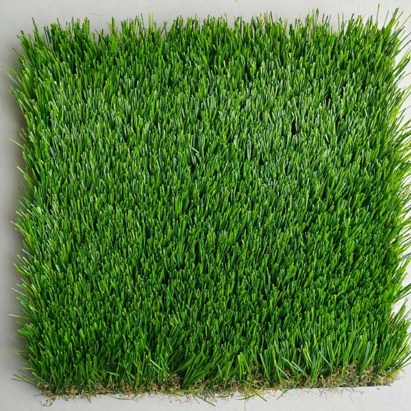 Landscape Leisure Non Infill Synthetic Turf With 260 Stitches/M 50mm Pile Height With Straight And Curved Grass