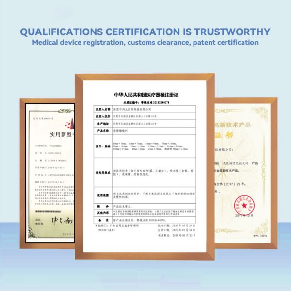 Chitosan Wound Care Dressing Single Use Protective Patch For Minor Trauma Burn