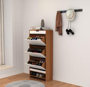 Buy cheap Shaker Door Shoe Storage Cabinet Retro Style With Shoe Rack product
