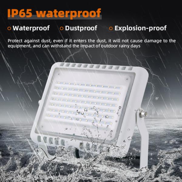 70w Wall Mount Outdoor LED Flood Light SMD5730 4KV Surge Protection
