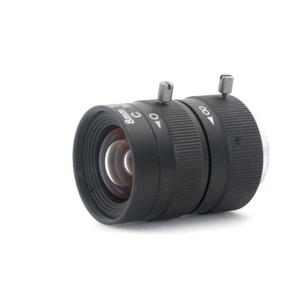 8mm 1/2" Manual Fixed 3.0MP Machine Vision Lens