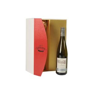 Handmade Flat Pack Wine Packaging Box Cardboard Customized Shape