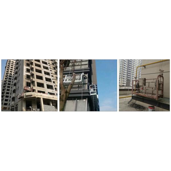 3 Phase painting steel 6m Zlp630 suspended platform for wall painting